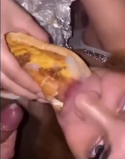 Chinese girl eats guys cum on her cheesedog