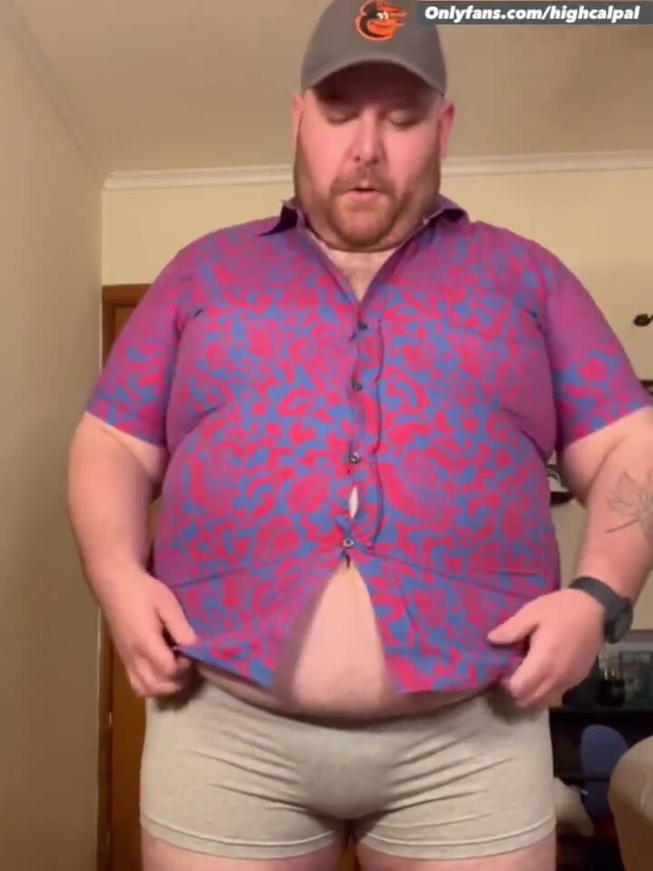tight shirt on fatty