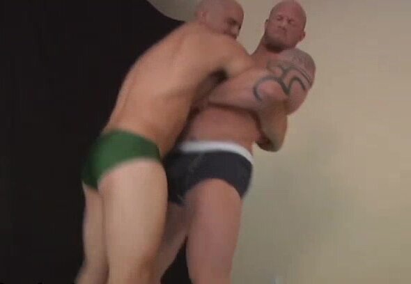 Bald wrestlers