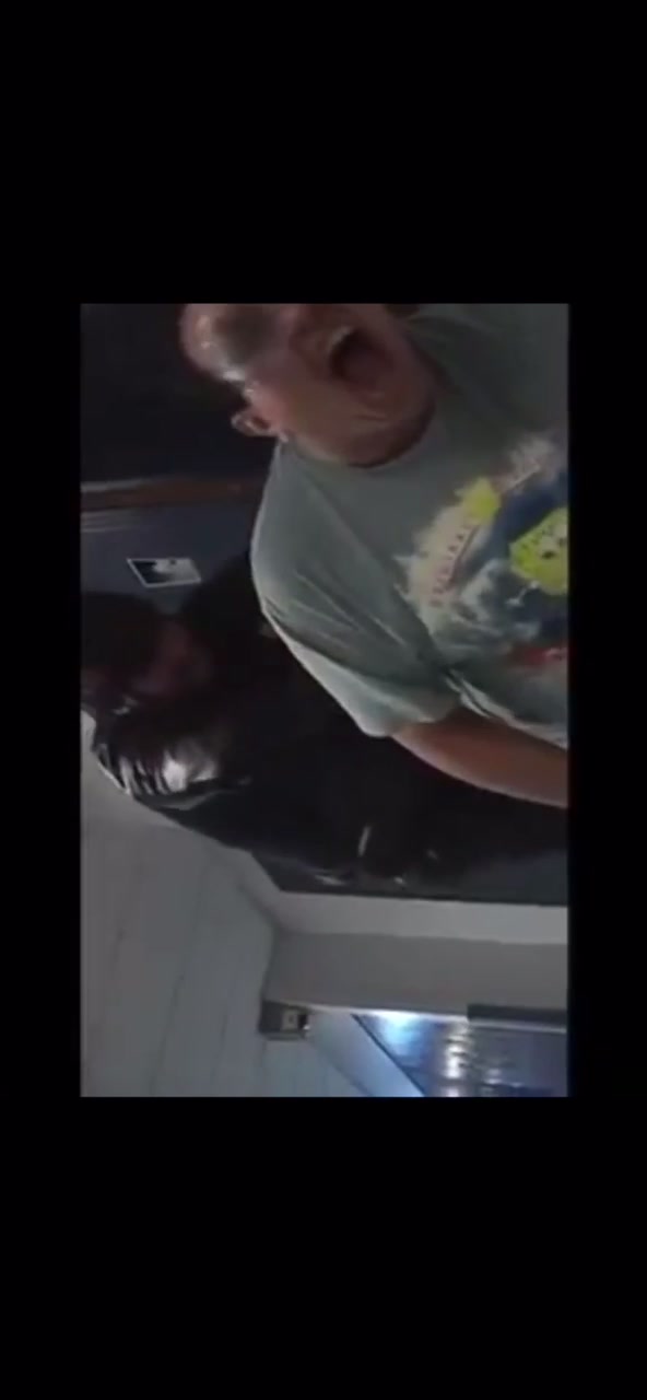 Bully gives chubby nerd a wedgie