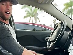 Danny pees in his car