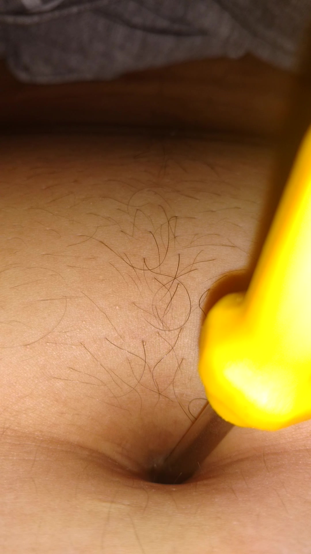 Navel torture with a large screwdriver - video 2