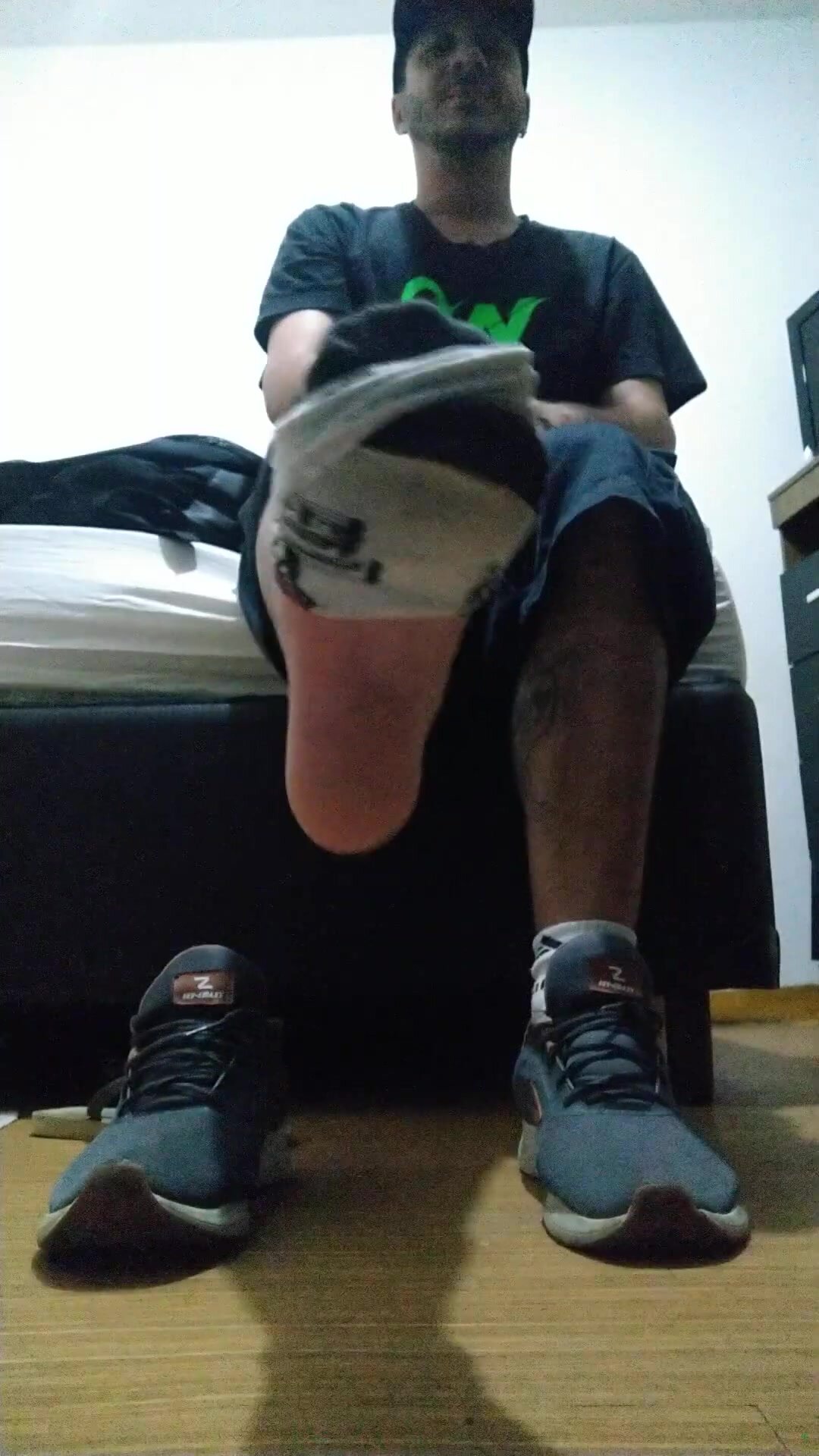 Latin Guys Sweaty Sock and Foot
