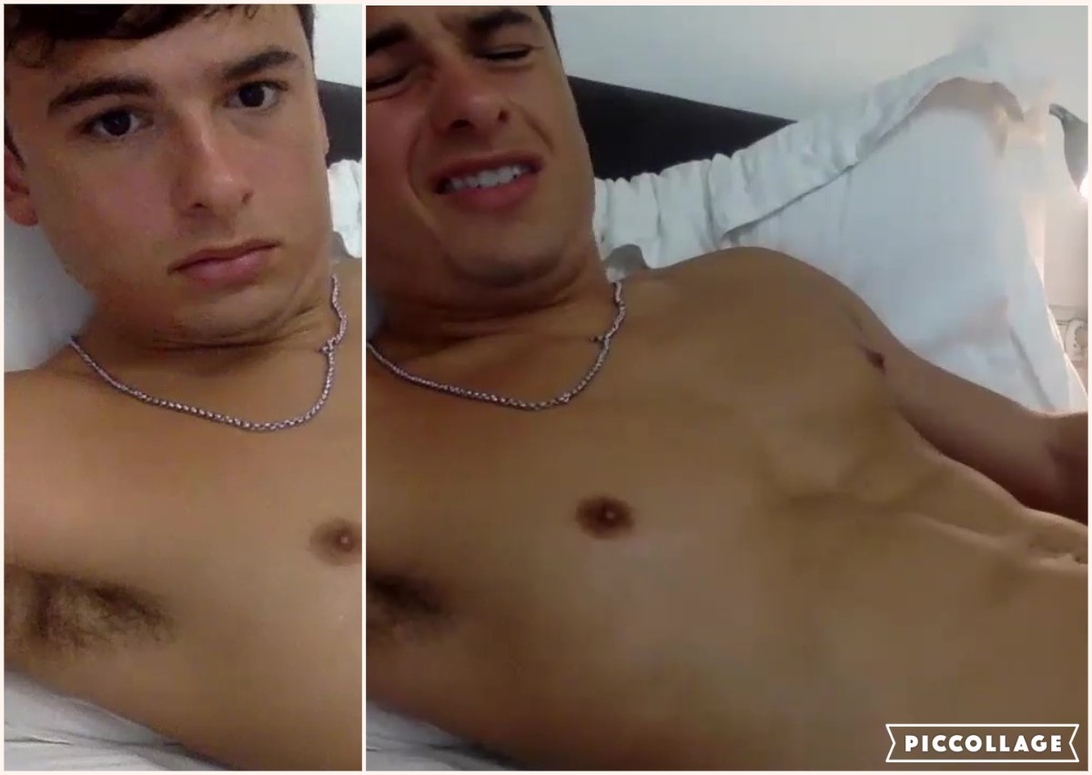 Cute Browned Hair Boy Shoots His Load (New Cammer)