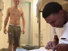 Black inmate loves being a slave to str8 white inmates