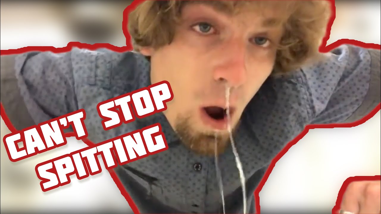 Australian Guy Can't Stop Spitting