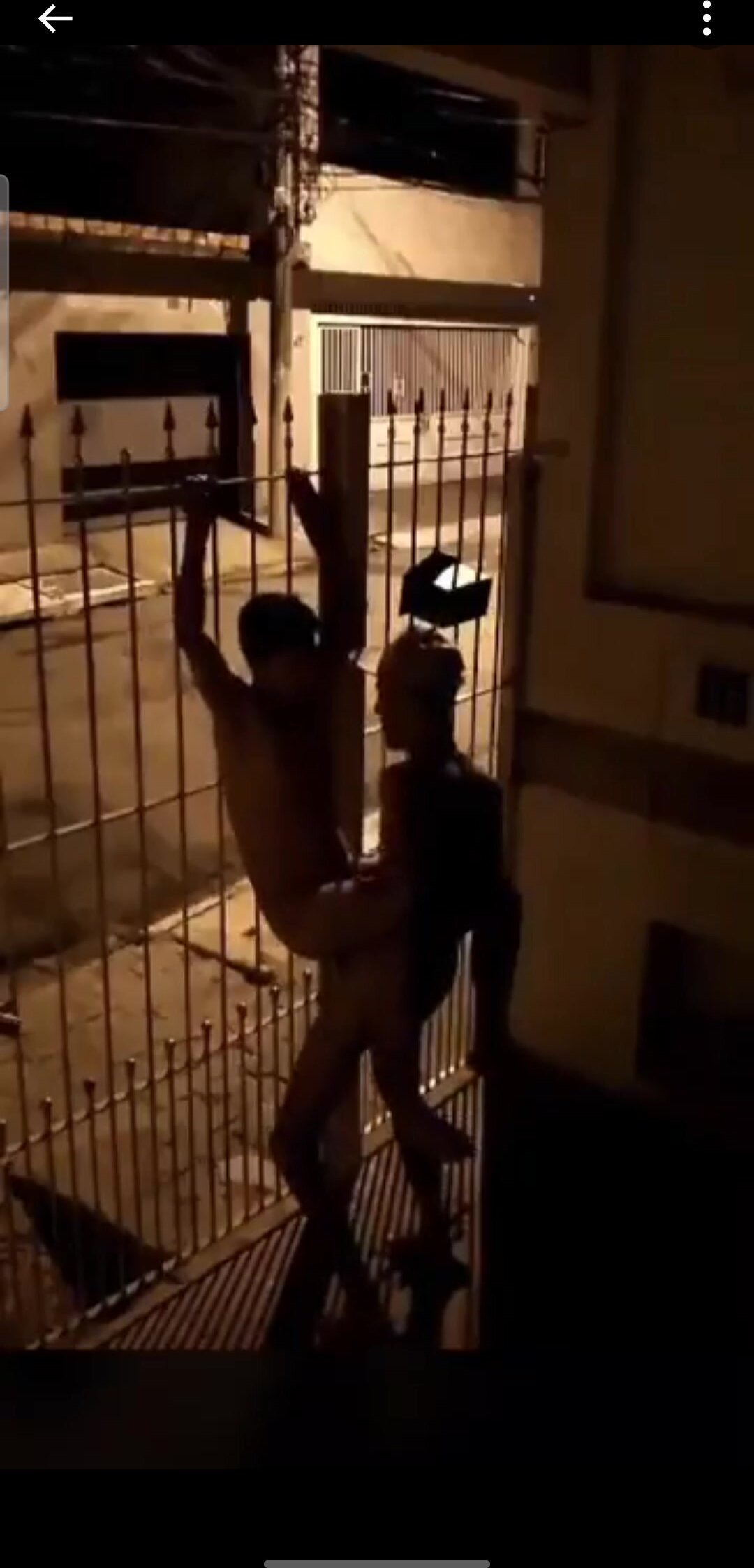 having sex in the garage