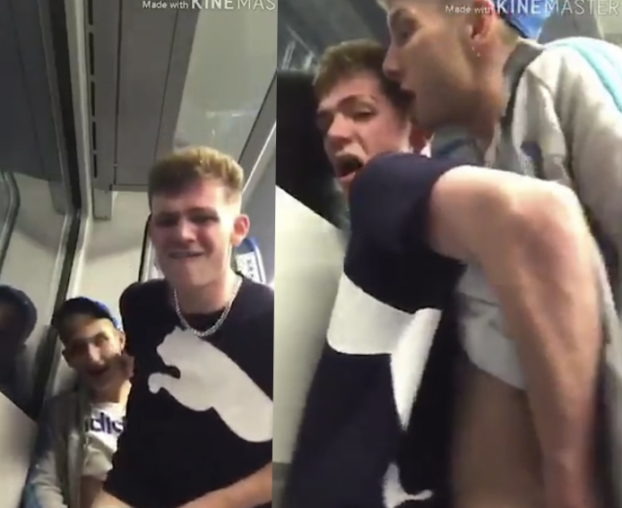 Horny at train