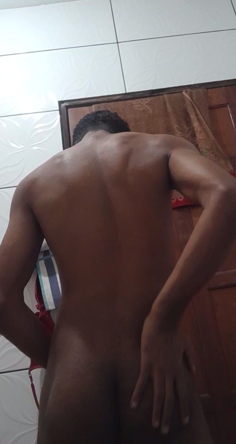 Young Desi boy showing ass and dick