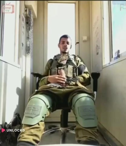 Israeli soldier cums