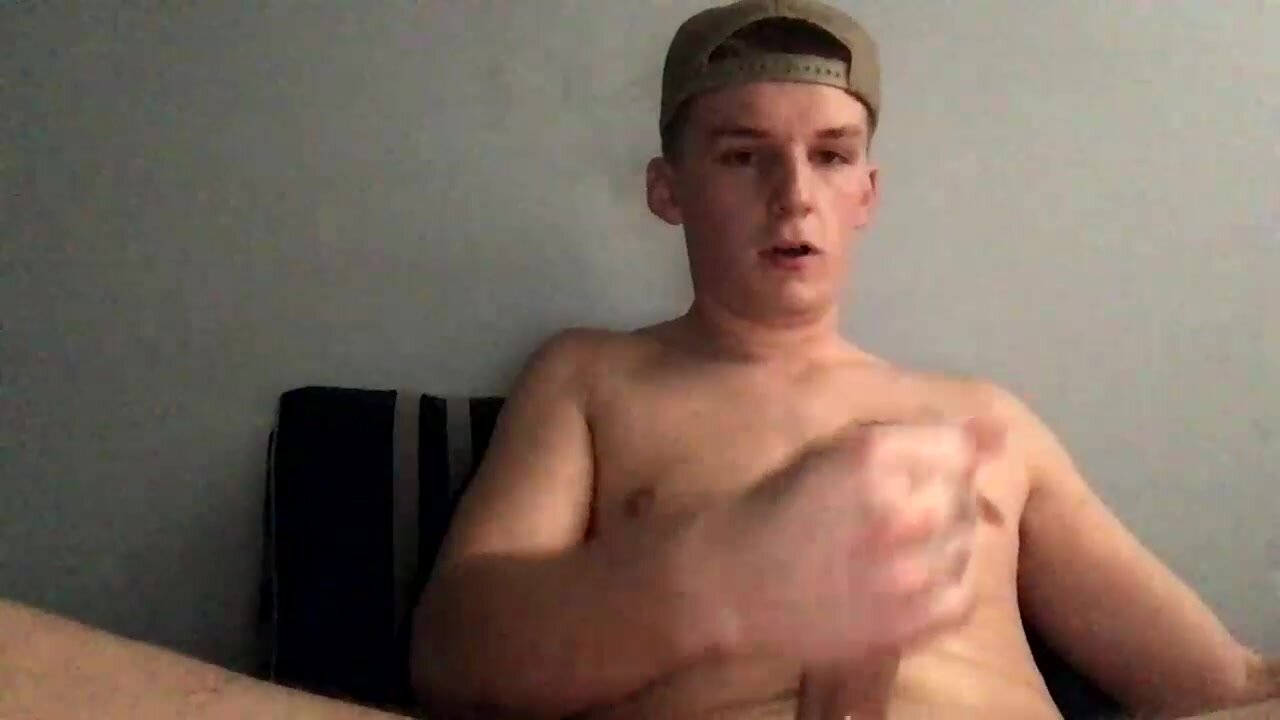 White Twink Jerks Off And Cum