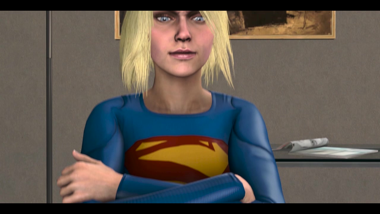 Supergirl fart smother