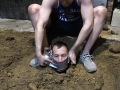 Man Buried Pt 2 Gagged