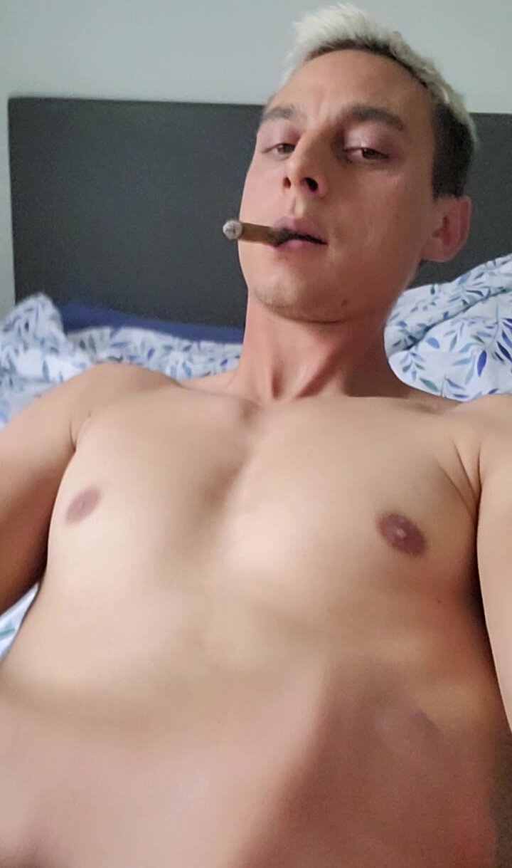 Smoking cigar lungfucking