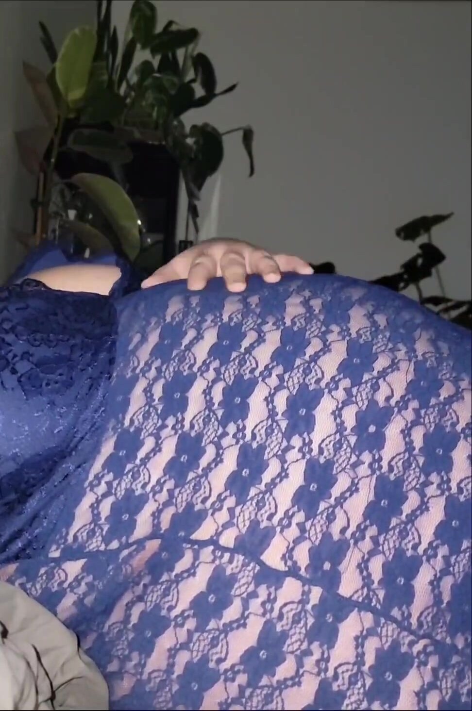 Lace Lingerie Belly Inflation
