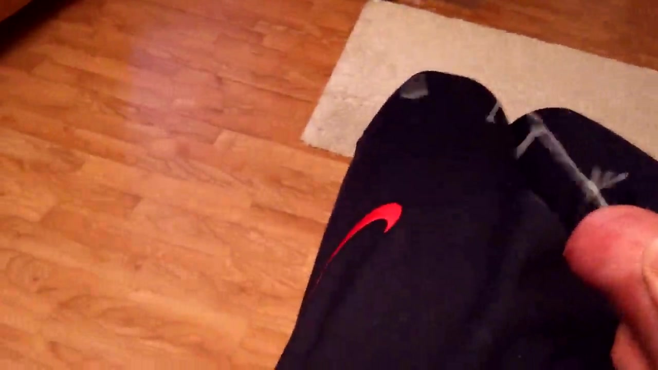 Swedish lad cums on trackies (version 2)