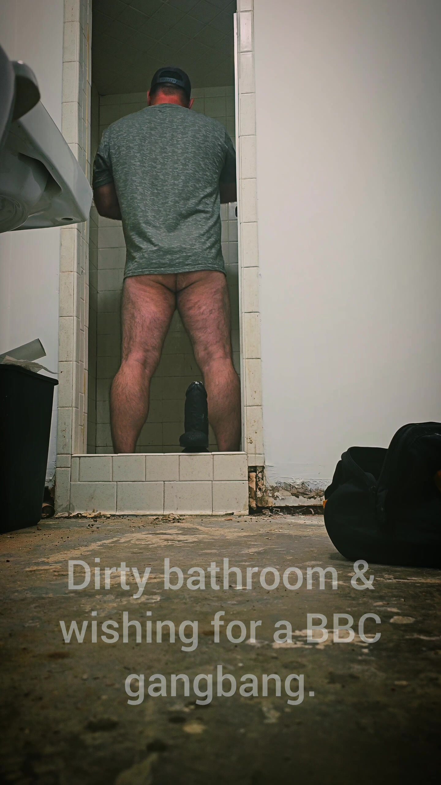 Dirty bathroom dildo - video 2