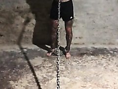 upl159 - hot muscle guy in metal bondage