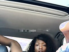 Ebony car anal