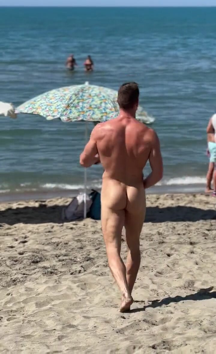Hot guy on the beach