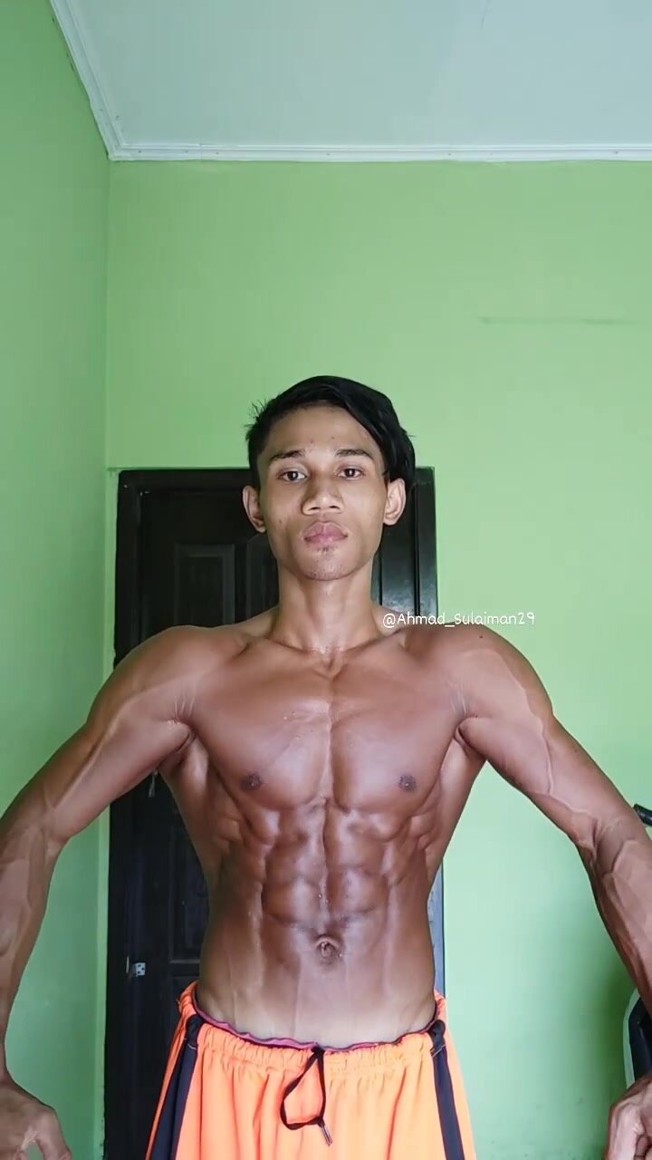 Super Ripped Young Bodybuilder