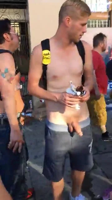 Hot Guy Flashing Dick In Public