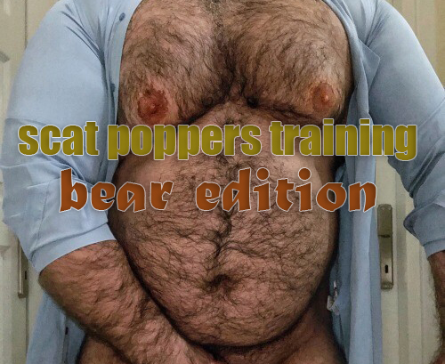 Scat poppers training - BEAR edition