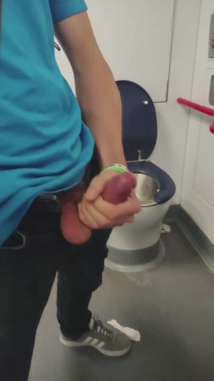 Cumming in the Airplane Bathroom