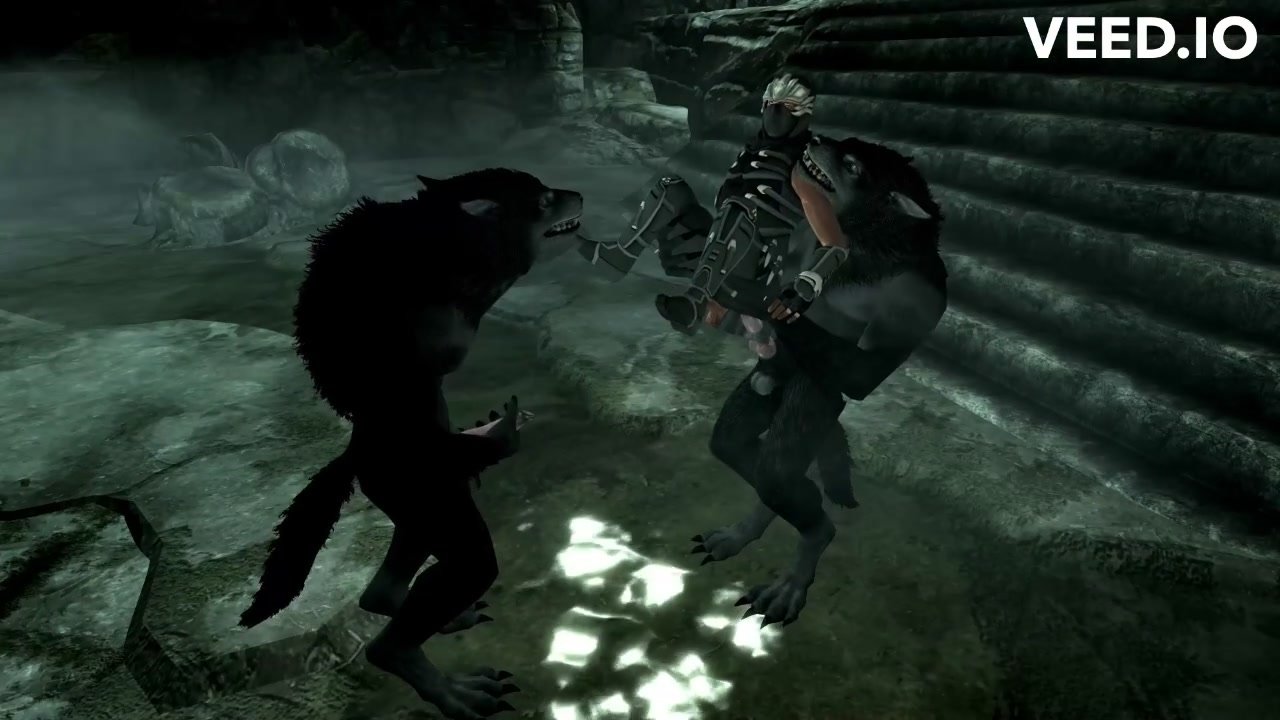 [Skyrim] RyuHayabusa Enjoy With Warewolf Creature