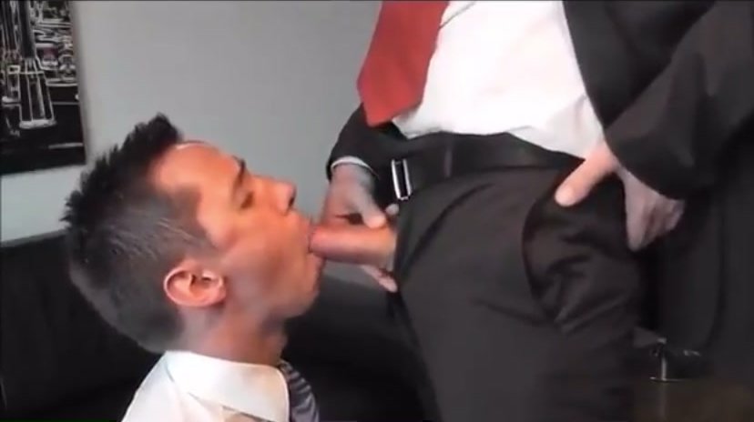 suited blowjob