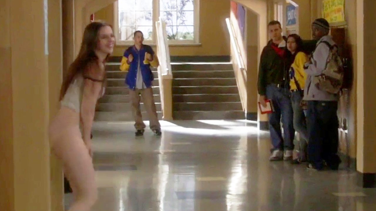 Completely Bottomless at School ENF - ThisVid.com