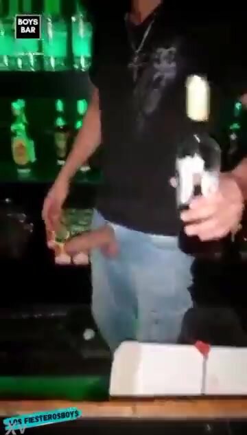 Big dick Mexican bartender