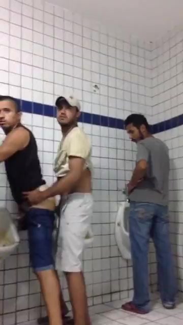 public gay fucking bathroom