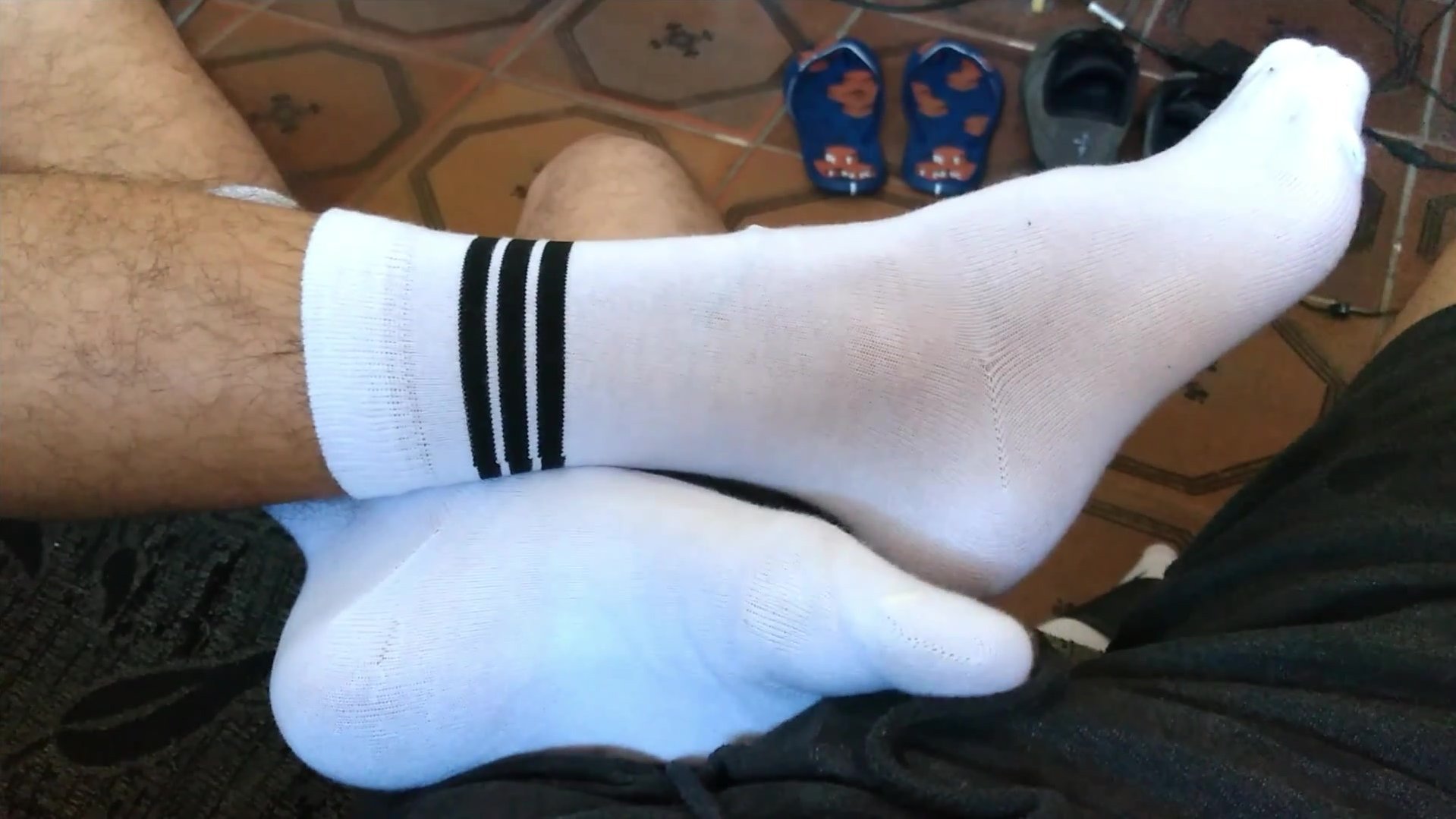 Sockjob with White Sports Socks Classic style