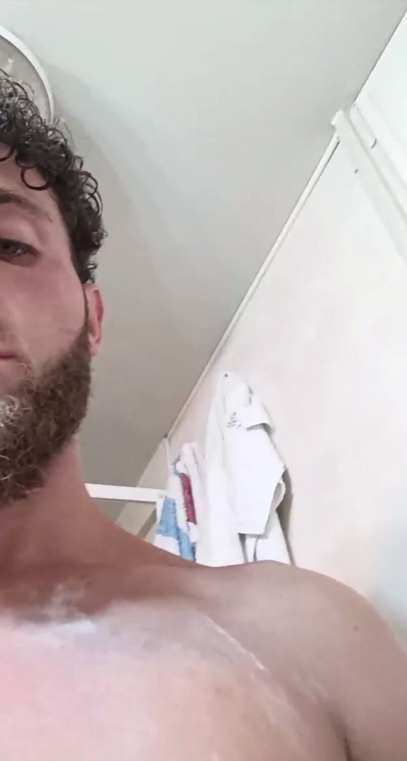 Muscle guy hairy ass
