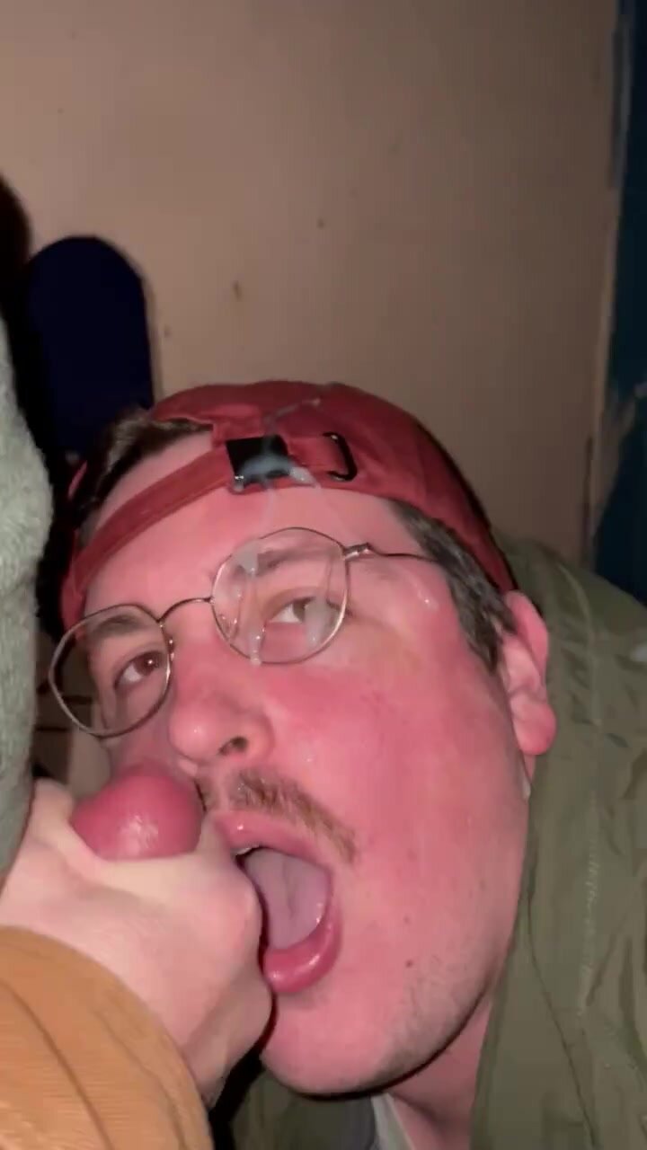 Horny white guy gets his cum reward