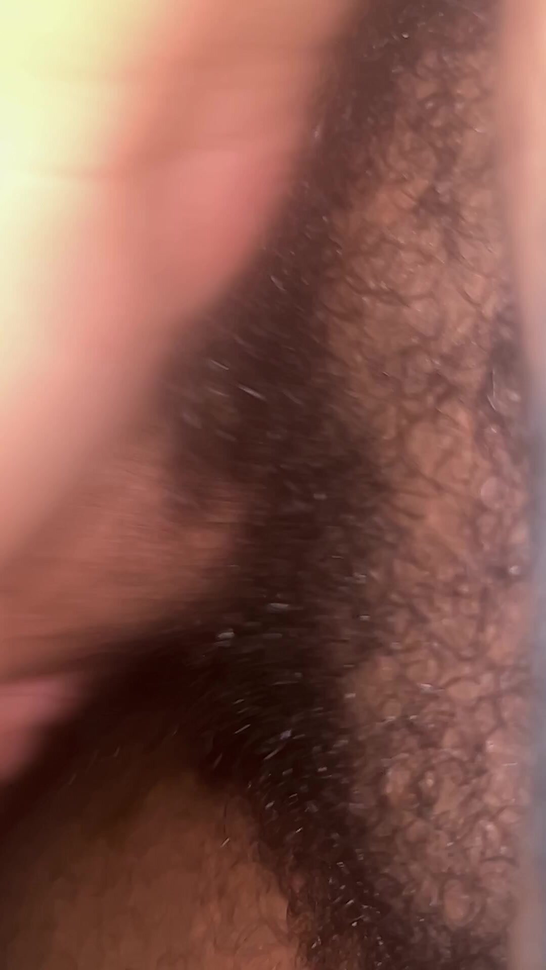 Jerking off with a tiny tangled in my pubes