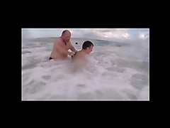Ripping wedgie in the ocean