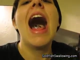 Girl swallows a ring