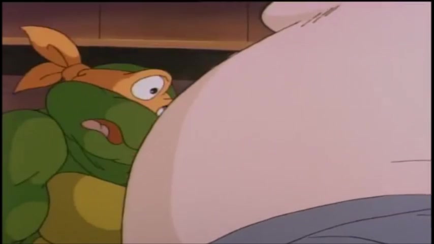 Chub belly smothers ninja turtle