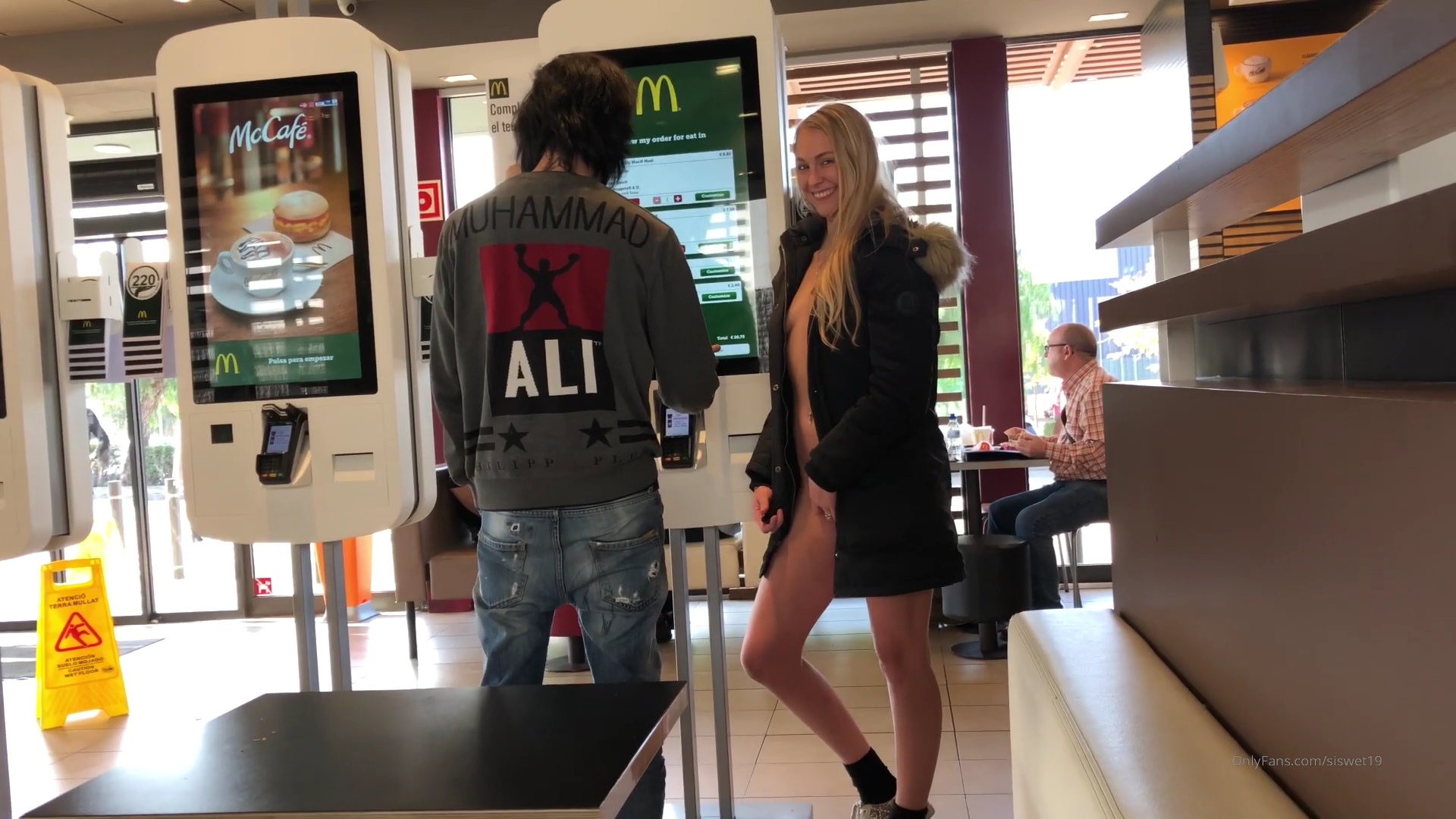 Flashing and fingering in a mc donald