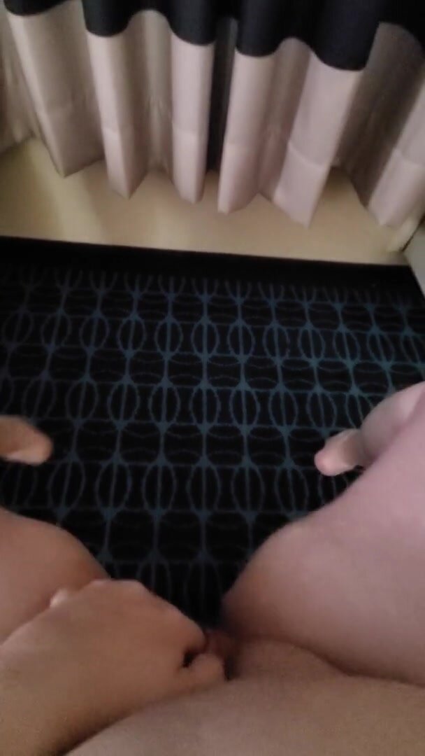 Piss on hotel carpet and curtains