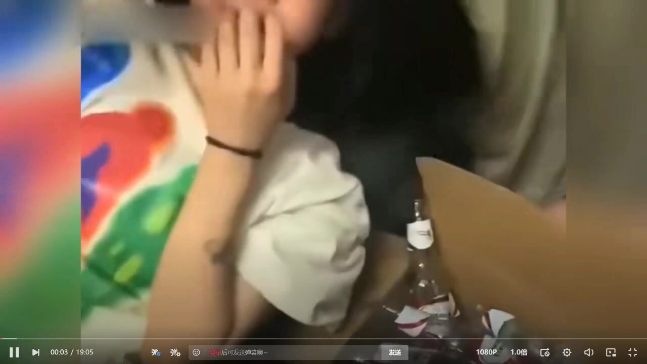 chinese girl drunk vomiting