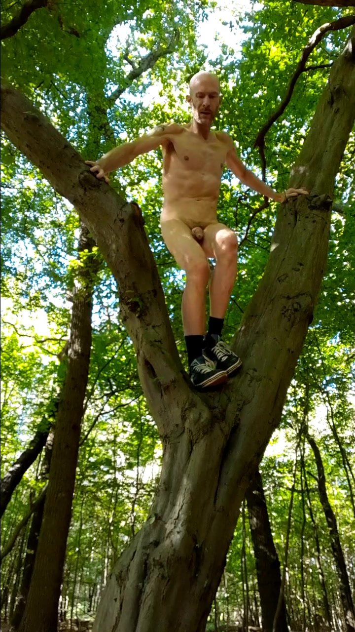 another naked fun in the woods