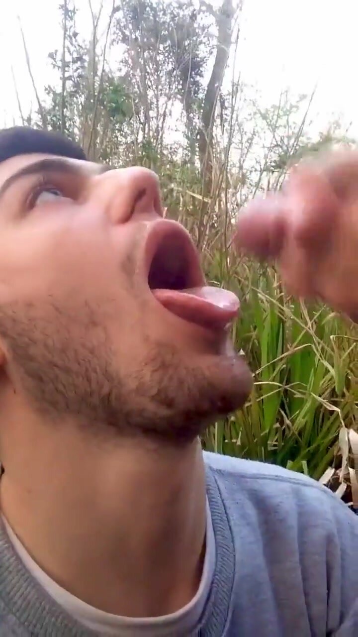 Facial in the woods - video 2