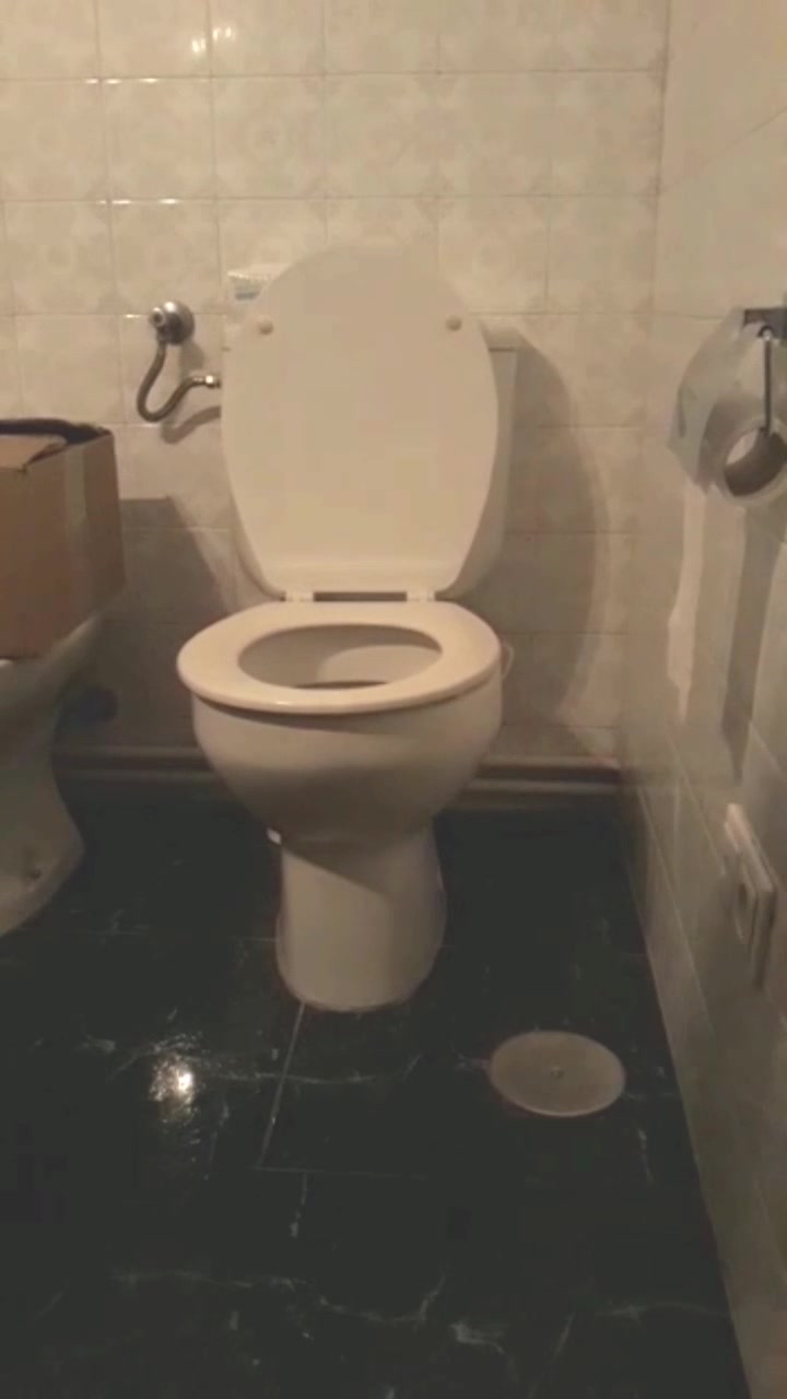 Farting in the toilet - video 2