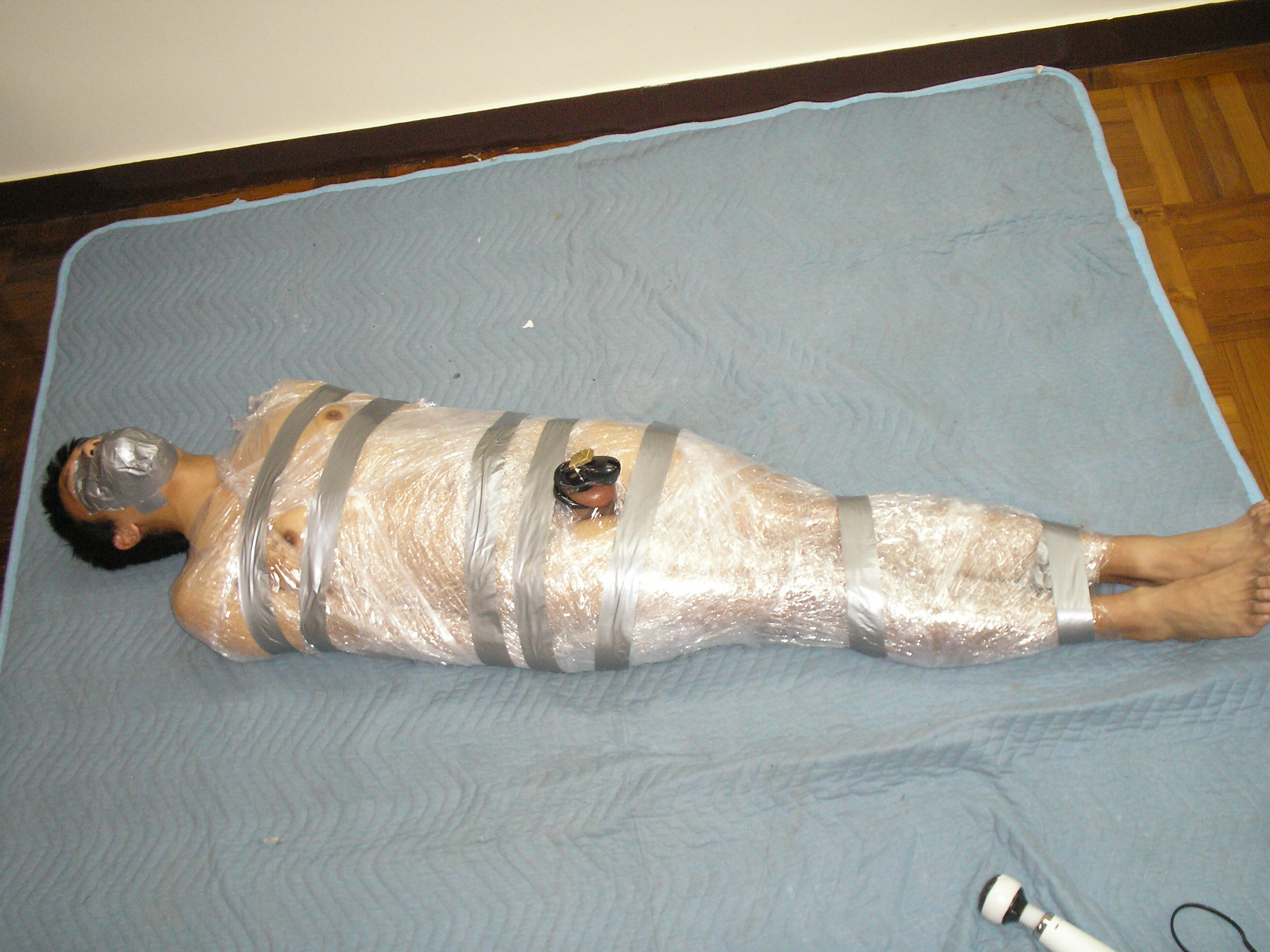 chastity slave mummified