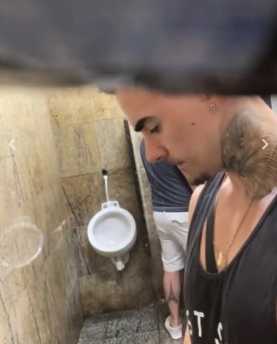 Cute guy horny in toilet 1