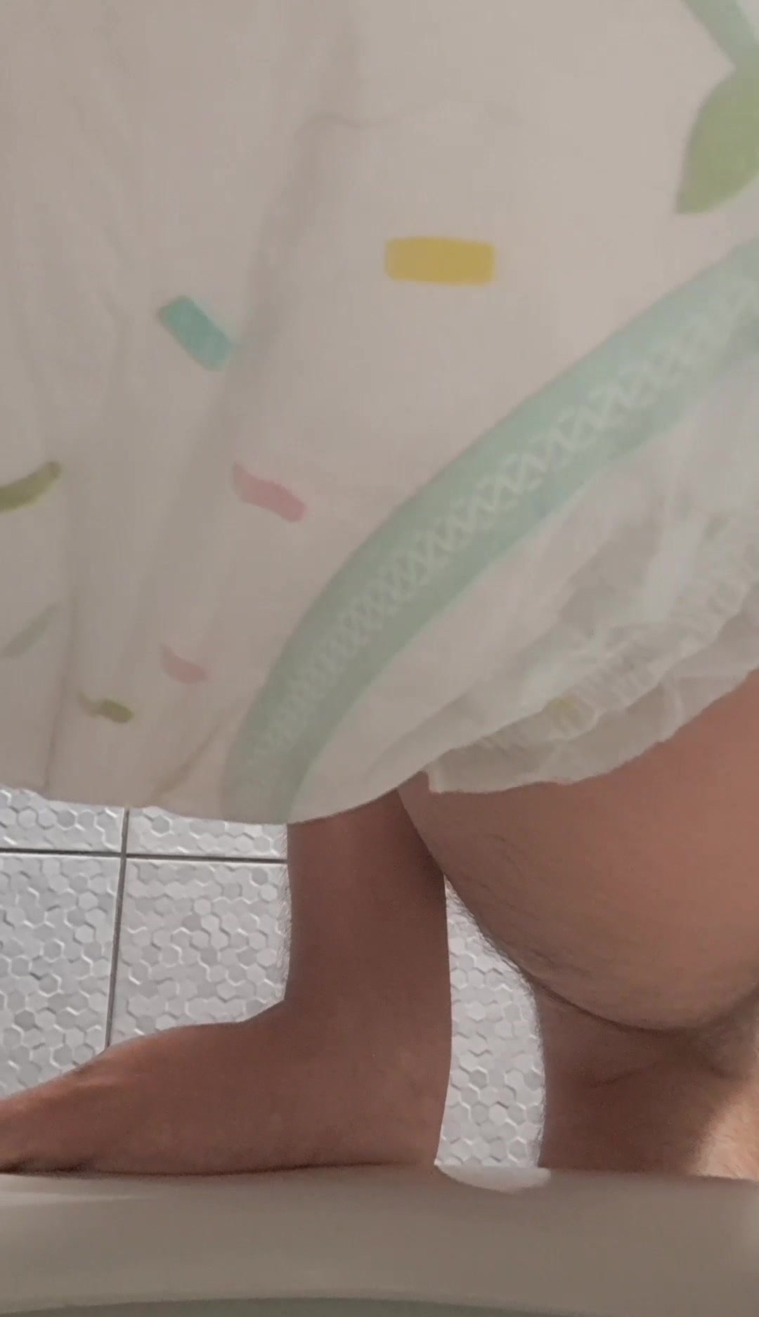 Pooping in my pampers diaper