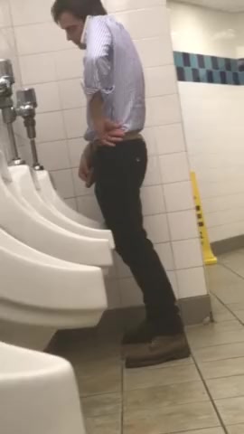 big dick urinal spy